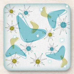 Jeu de Dessous de verre Starburst modernes du mili