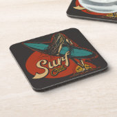 Jeu de Dessous de verre Surfer Girl | Ensemble de  (Côté gauche)