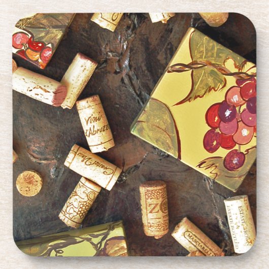 Jeu de Dessous de verre Vin Time Corks (Devant)