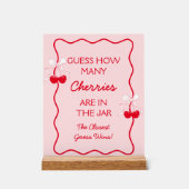 Jeu de devinette Combien de cerises pour une Baby  (Recto)