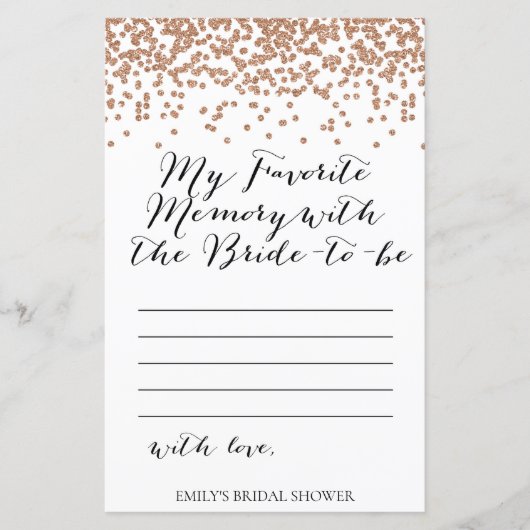 Jeu de douche rose Gold Brida - Carte mémoire préf (Devant)