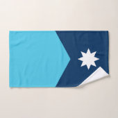 Jeu de drapeaux d'état et de serviettes de sceau d (Serviette à main)