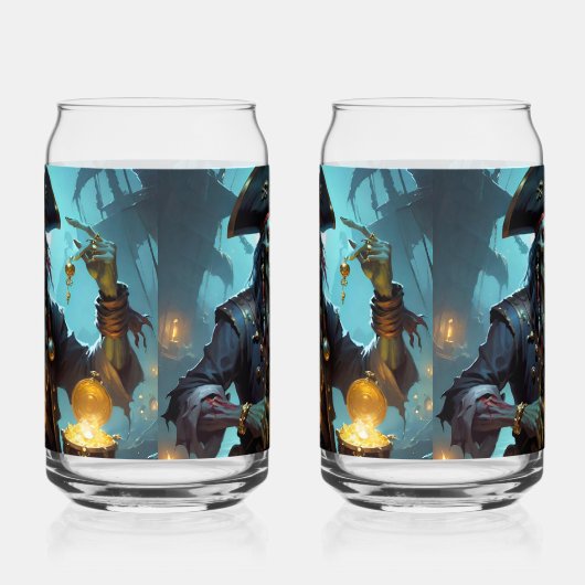 Jeu de Drinkware Pirate Zombie (Gauche)