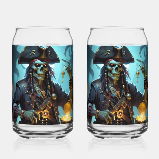 Jeu de Drinkware Pirate Zombie (Verso)
