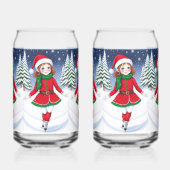 Jeu de Drinkware pour fille de patinage sur glace  (Gauche)