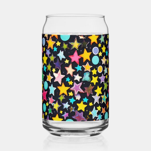 Jeu de Drinkware Stars colorés (Recto)