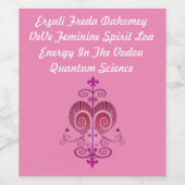 Jeu de Étiquette de nourriture et de boisson ERZUL (Étiquettes simples)