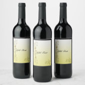 Jeu de Étiquette de nourriture et de boisson Modèl (Bouteilles)