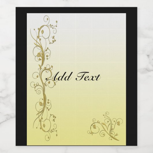 Jeu de Étiquette de nourriture et de boisson Modèl (Étiquettes simples)