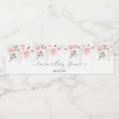 Jeu de Étiquette de nourriture et de boissons rose (Étiquettes simples)