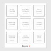 Jeu de Étiquettes de 2 pouces modifiable pour le n (Feuille)