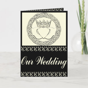 Jeu de Faire-part de mariage Claddagh