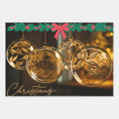 Jeu de feuilles plats en papier d'enveloppement de (Devant)