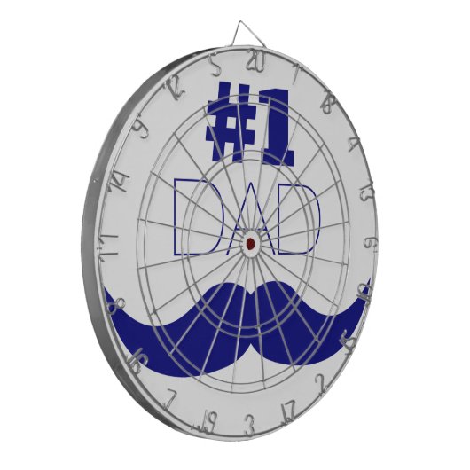 Jeu De Fléchettes #1 Papa Blue Mustache (Devant gauche)