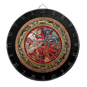 Jeu De Fléchettes [200] Celtic Treasures - Three Dogs on or