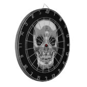 Jeu De Fléchettes [200] Crâne humain argenté (Devant gauche)