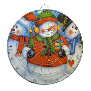 Jeu De Fléchettes 3 Joyeux neigeurs
