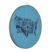 Jeu De Fléchettes 4 juillet Sûr Et Heureux (Devant gauche)