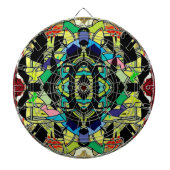 Jeu De Fléchettes à damiers (Devant)