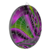 Jeu De Fléchettes abstrait Rainbow-Art vert violet (Devant gauche)