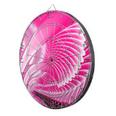 Jeu De Fléchettes Ailes de cygne rose fractales (Devant droit)