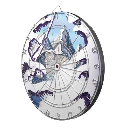 Jeu De Fléchettes Alpes françaises (Devant droit)