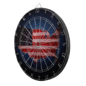 Jeu De Fléchettes American Flag and Map #2 (Devant droit)