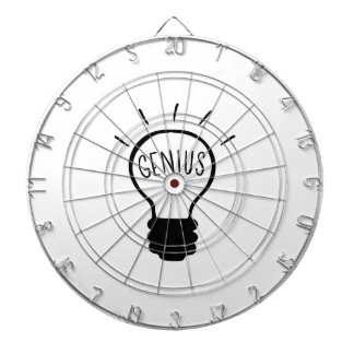 Jeu De Fléchettes Ampoule en noir et blanc