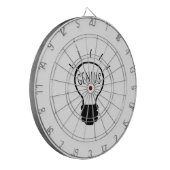 Jeu De Fléchettes Ampoule en noir et blanc (Devant gauche)