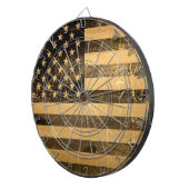 Jeu De Fléchettes Ancien drapeau américain Grunge (Devant droit)