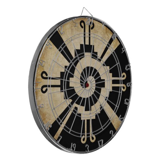 Jeu De Fléchettes Ancien Hunab-Ku maya (Devant gauche)