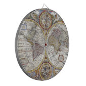 Jeu De Fléchettes Ancienne carte du monde (Devant gauche)