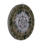 Jeu De Fléchettes Ancienne Magie Pagan Pentacle Dartboard (Devant gauche)