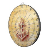 Jeu De Fléchettes Ancrage de classe nautique vintage (Devant droit)