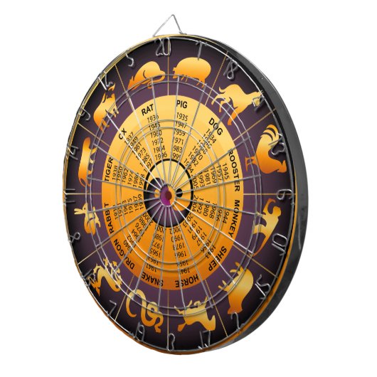 Jeu De Fléchettes Animal Yin Yang (Devant droit)