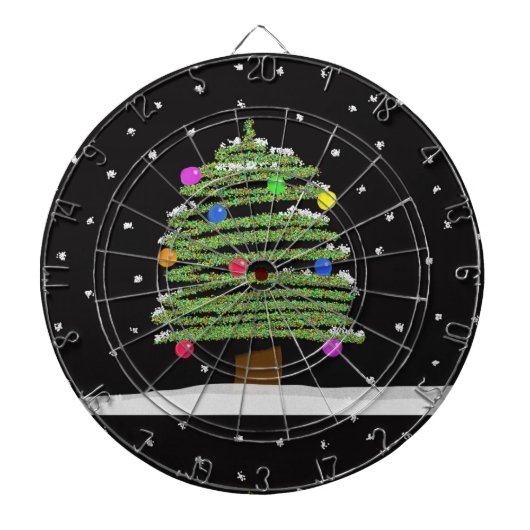 Jeu De Fléchettes Arbre de Noël (Devant)