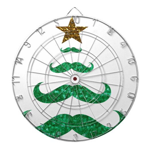 Jeu De Fléchettes arbre de noël de la moustache (Devant)
