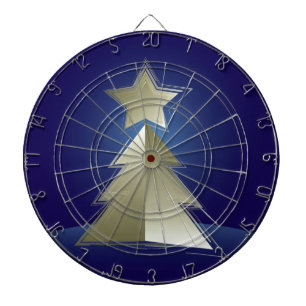Jeu De Fléchettes Arbre de Noël doré