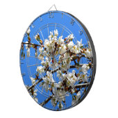 Jeu De Fléchettes Arbre de printemps blanc fleuri blanc (Devant droit)