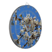 Jeu De Fléchettes Arbre de printemps blanc fleuri blanc (Devant gauche)