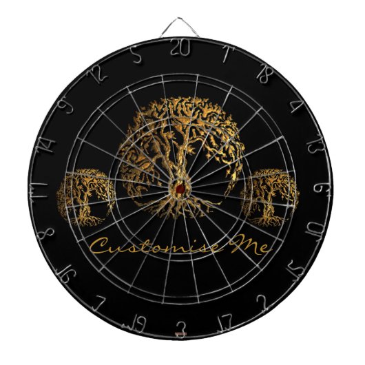 Jeu De Fléchettes Arbre de vie Mehndi (henné) (Devant)