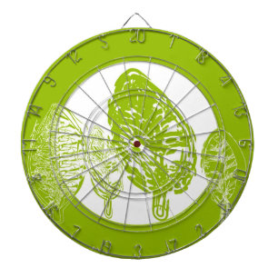 Jeu De Fléchettes Arbre vert (feuille)