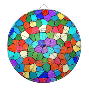 Jeu De Fléchettes Arc-en-ciel mosaïque