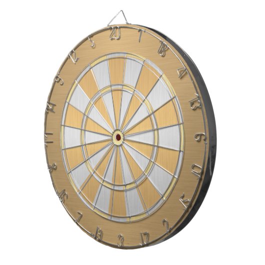 Jeu De Fléchettes Argent et or (Devant droit)