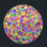 Jeu De Fléchettes Arrière - plan coloré lumineux d'arc-en-ciel de<br><div class="desc">Cette conception lumineuse de cible a un arc-en-ciel de couleur éclaboussé là-dessus dans un style de peinture d'éclaboussure. Réminiscent de l'art de fauvist et d'expressioniste, le motif est fait aux nuances de rouge, de jaune, de pourpre, de vert et le bleu. Il est un résumé, une conception lunatique pour un...</div>