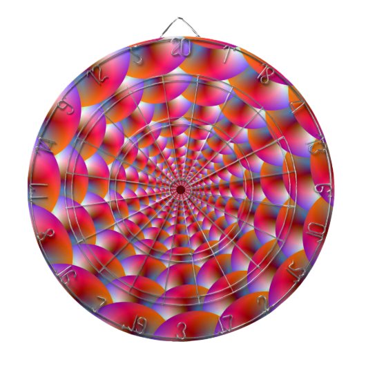 Jeu De Fléchettes Arrière-plan en rose et violet (Devant)