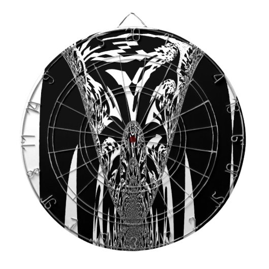 Jeu De Fléchettes Art Abstrait africain (Devant)