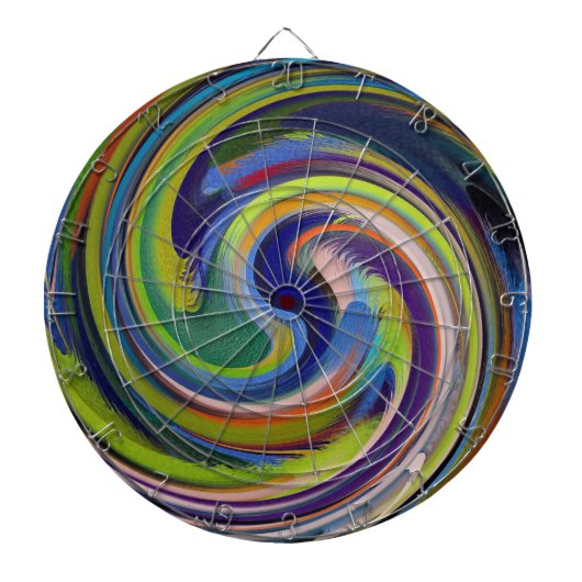 Jeu De Fléchettes Art Abstrait n° 18 (Devant)