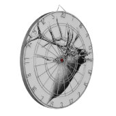 Jeu De Fléchettes Art antique de mâle dessinant la nature faite main (Devant gauche)