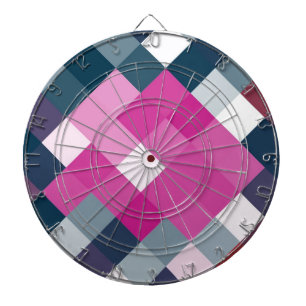 Jeu De Fléchettes Art coloré rétro sans fil diamant